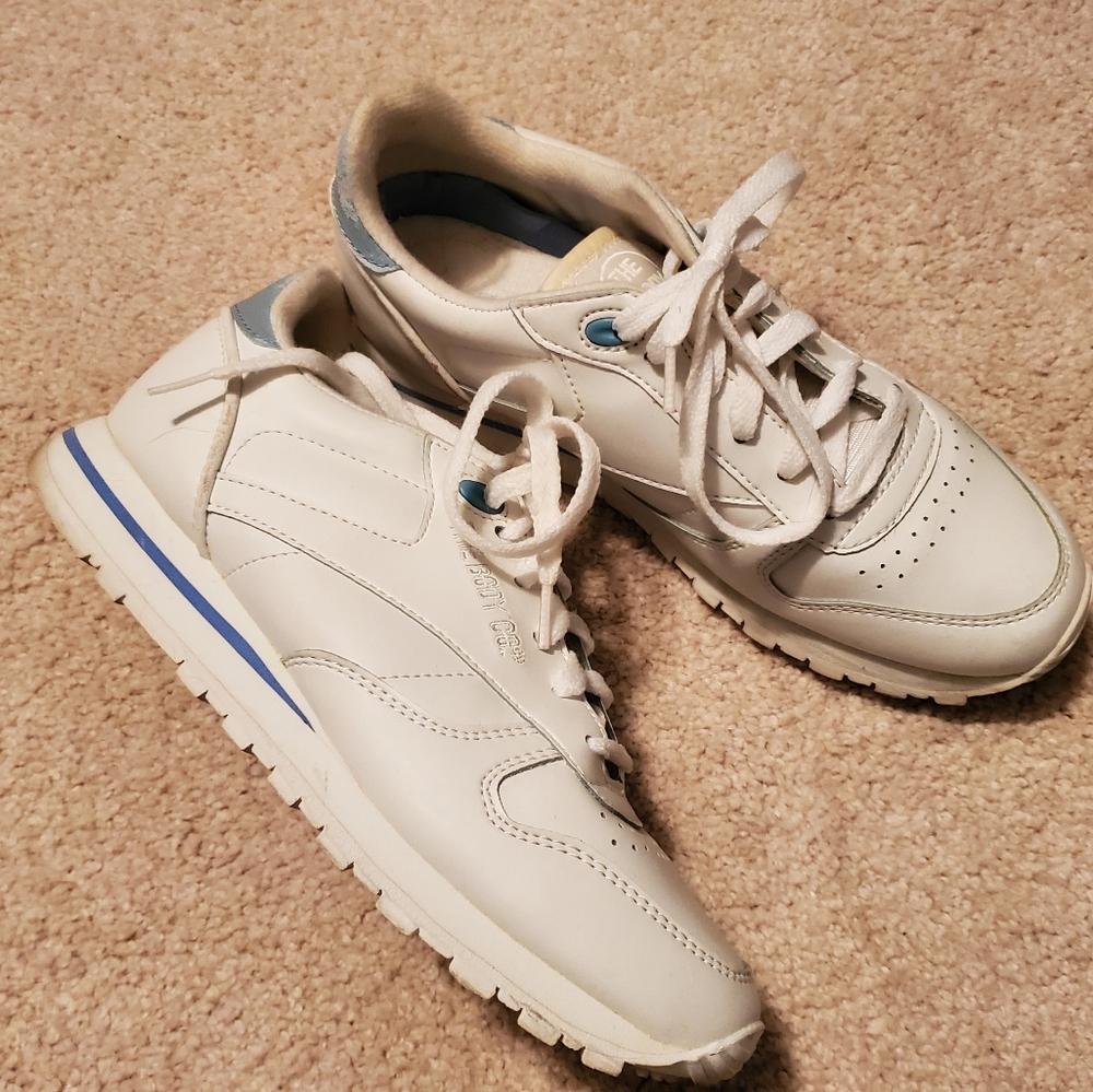 Vtg 80s The Body Co White Sneakers